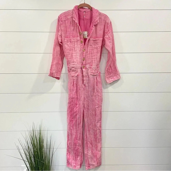 NWT Free People Madrid Double Cloth One Piece XS - Picture 2 of 13